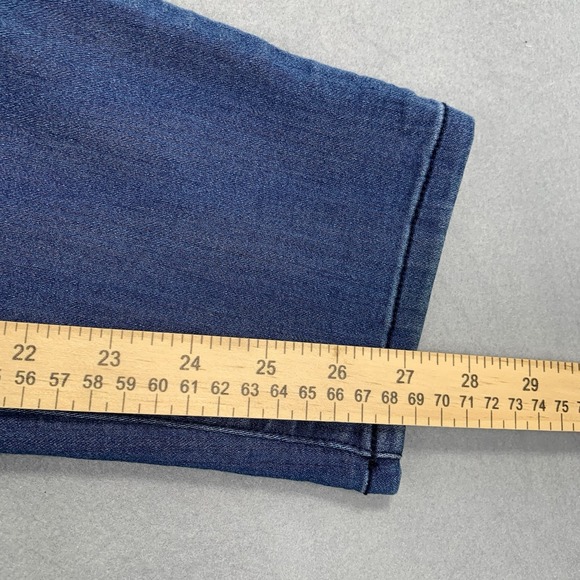 1822 Denim Mid Rise Ankle Jeans Womens 14 Blue Lightweight Stretch 33x27 - Picture 5 of 7